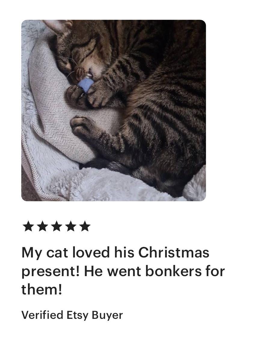 Catnip-Infused Felt Balls - Eco-Friendly Wool Cat Toy