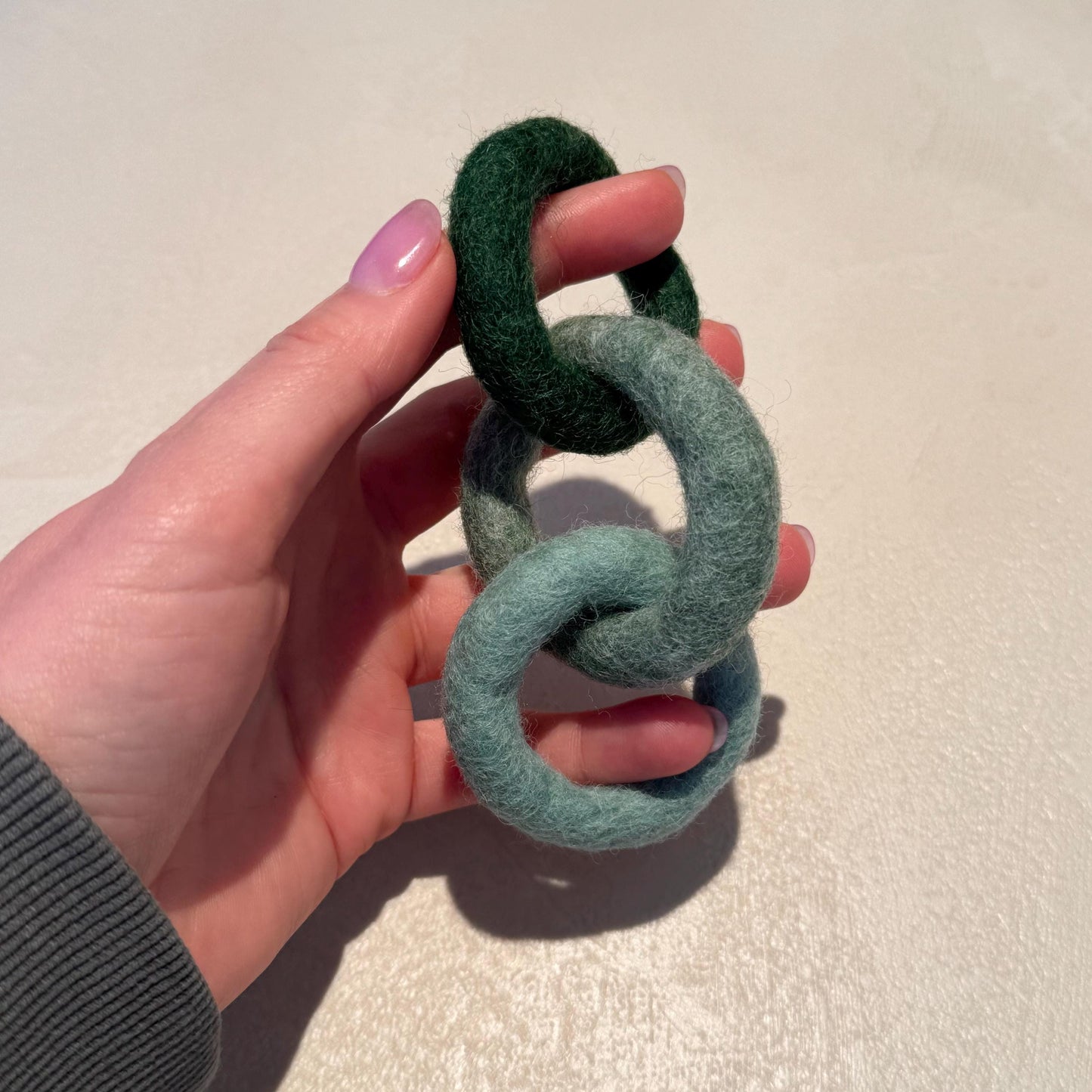 Wool Felt Rings Cat Toy