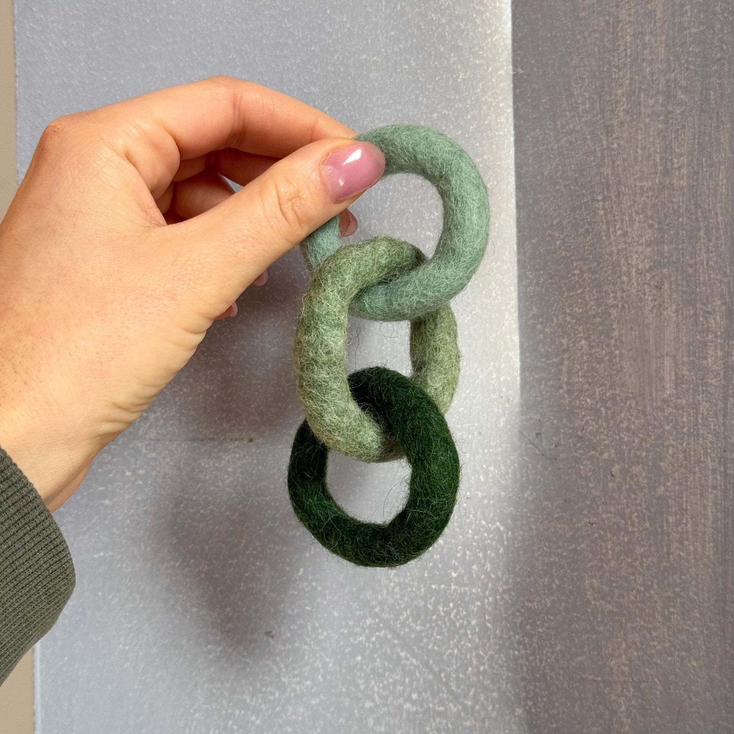 Wool Felt Rings Cat Toy