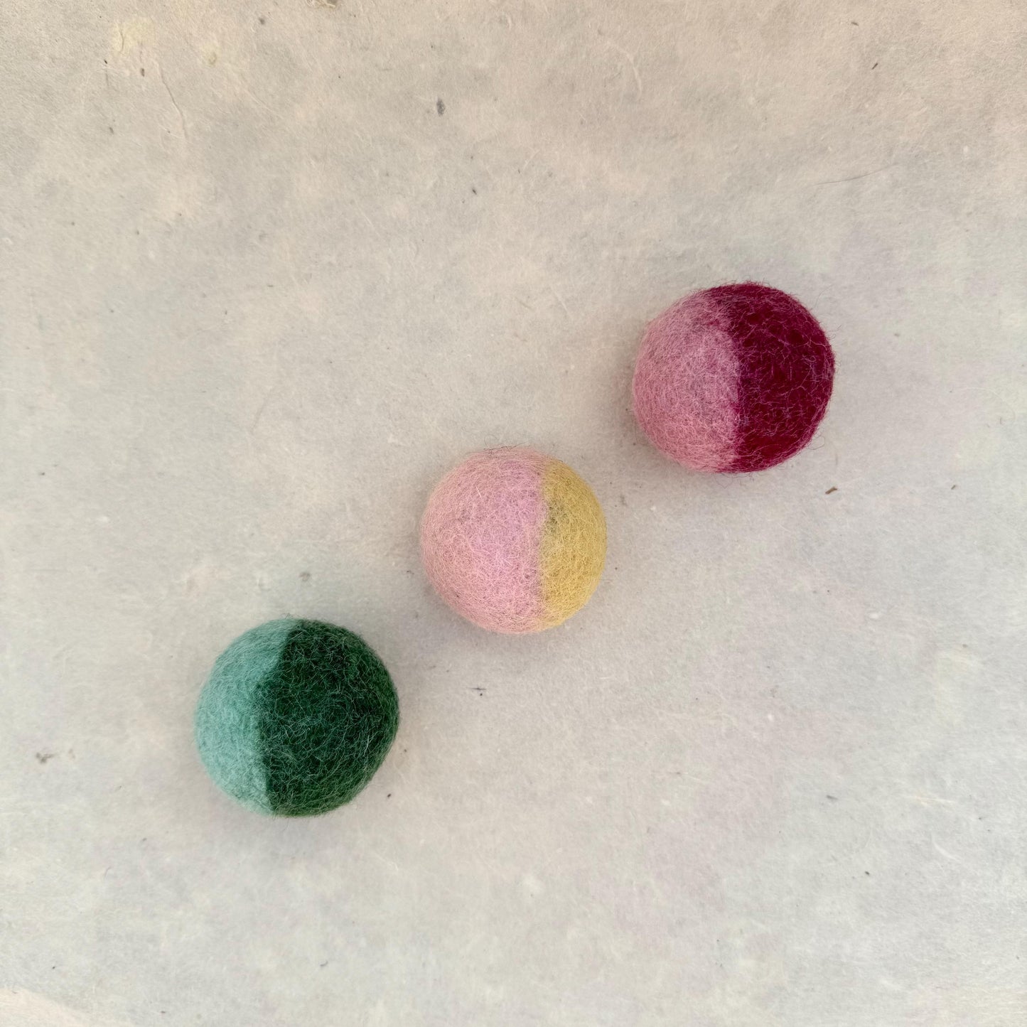 Large Catnip-Infused Felt Ball Set