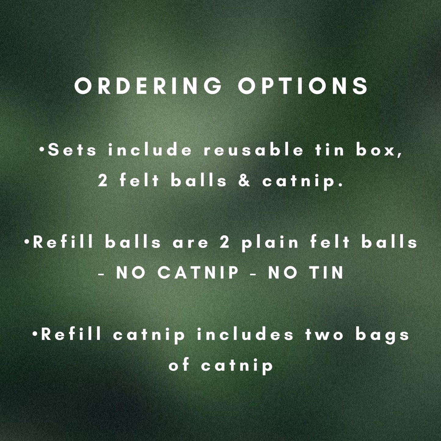 Large Catnip-Infused Felt Ball Set